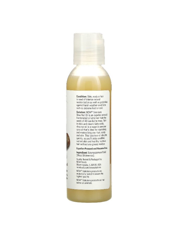 Now Foods NOW Foods, Solutions, Shea Nut Oil, 4 fl oz (118 ml)  - Image 2