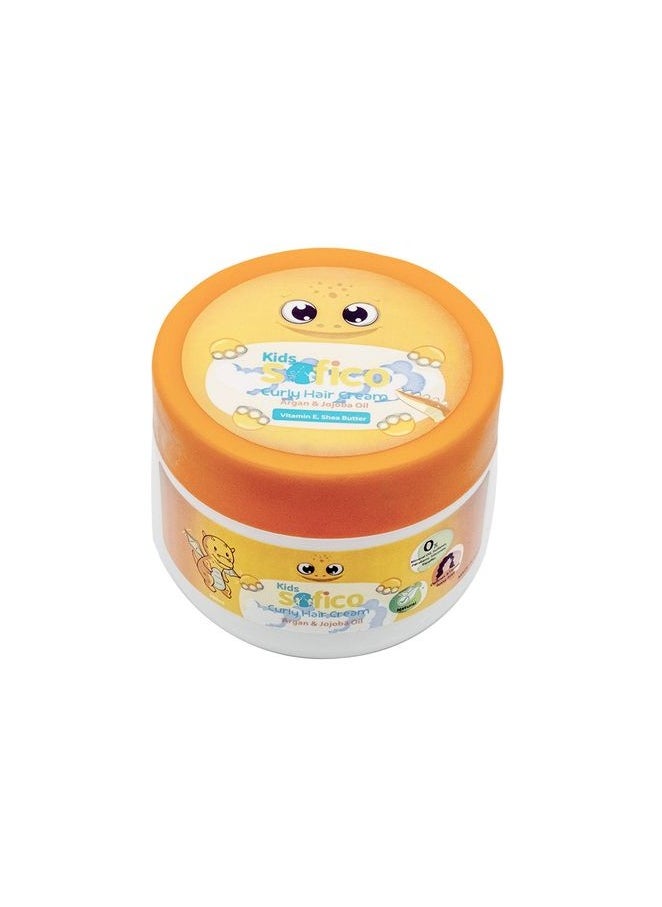 SOFICO Kids Curly Cream with Argan Jojoba and Shea 200ml  - Image 1