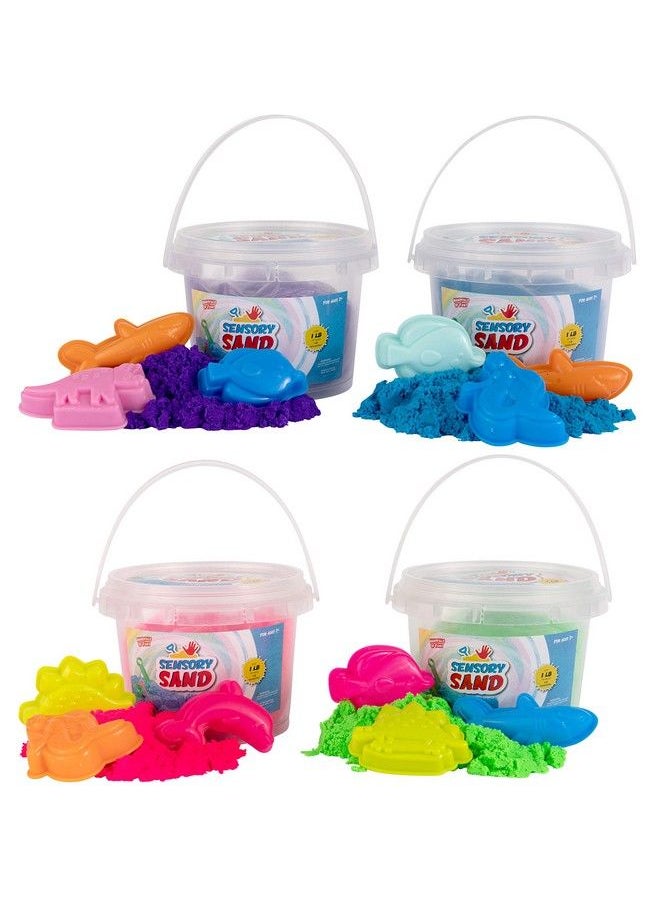 Sensory Sand Play Sand For Kids With Sea Molds (41 Pound Multipack) Bulk Colorful Combo For Boys And Girls  - Image 2