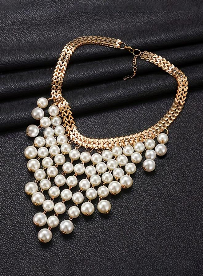 Take Two Faux Pearl Tassel Necklace - Image 4