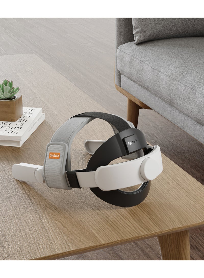سينتيك حزام رأس Syntech قابل للتعديل (VR Head Strap) لنظارة Meta/Oculus Quest 2 - تصميم مريح لثبات وراحة معززة - Image 2