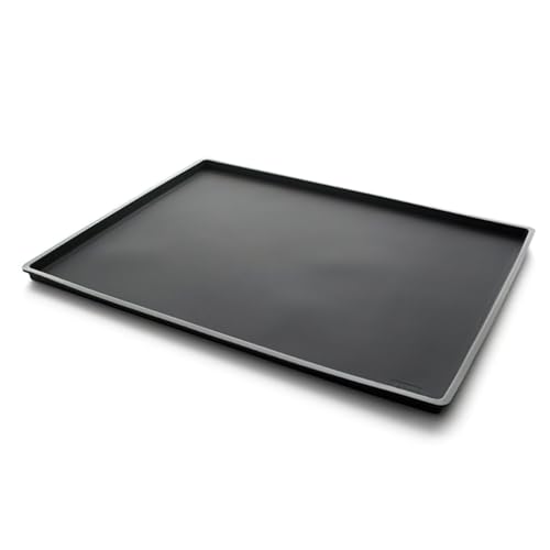 Lekue 12 by 16-Inch Non-Spill Baking Sheet, Black - Image 1