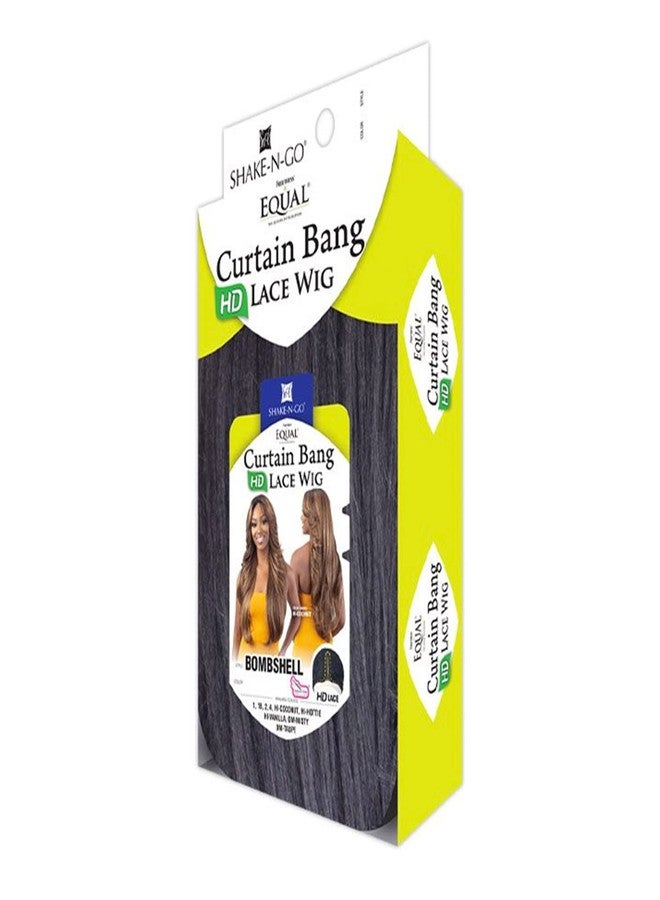 FREE TRESS Equal Curtain Bangs HD Lace Front Wig Bombshell (1) - Image 2