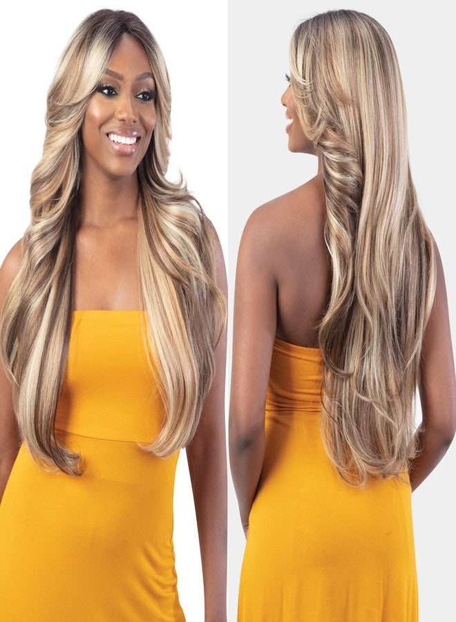 FREE TRESS Equal Curtain Bangs HD Lace Front Wig Bombshell (1) - Image 5