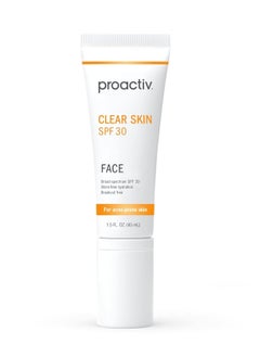 Proactiv Clear Skin Face Sunscreen Moisturizer With SPF 30 - Hydrating SPF Lotion And Sensitive Skin Sunscreen For Oily Skin And Acne-Prone Skin, Oil Free Matte Skincare Sunscreen, 1.5oz - pzsku/Z86ABC1BDD2ECBED9FEEDZ/45/_/1736940153/a6c9a748-14a8-4a88-a03d-f9c46e1b1415