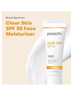 Proactiv Clear Skin Face Sunscreen Moisturizer With SPF 30 - Hydrating SPF Lotion And Sensitive Skin Sunscreen For Oily Skin And Acne-Prone Skin, Oil Free Matte Skincare Sunscreen, 1.5oz - pzsku/Z86ABC1BDD2ECBED9FEEDZ/45/_/1736940170/031dab93-5aae-4f9e-b24d-e2c91498c117