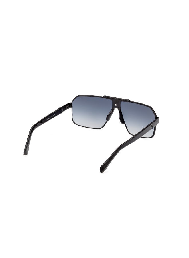 GUESS نظارات شمسية معدنية من غس بحماية من الأشعة فوق البنفسجية كاملة الإطار GU0030401W63 - Image 5