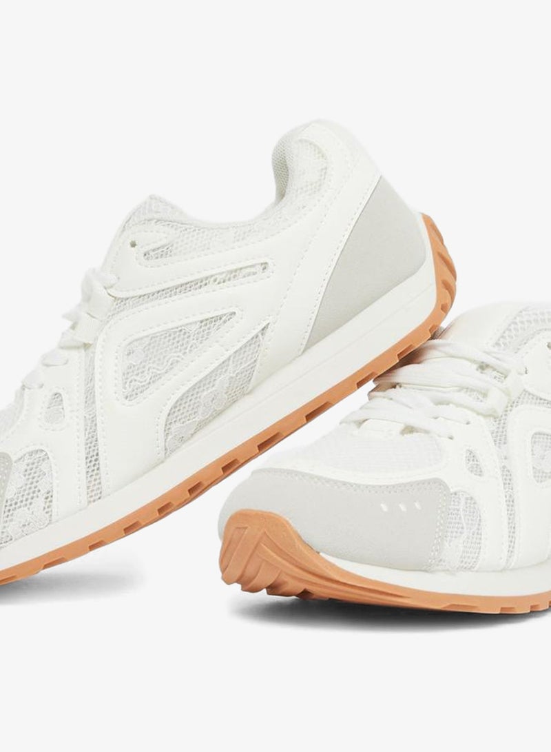 Styli Color Block Lace-Up Sneakers - Image 4