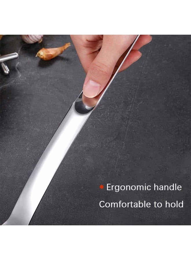 Hvanam Stainless Steel Oil Separator Soup Ladle Gravy Food Fat Separator Skimmer Spoon Grease Strainer Separater Hot Pot Oil Filter Spoon For Home Kitchen And Cooking,Soup Colander 12 Inch - Image 5