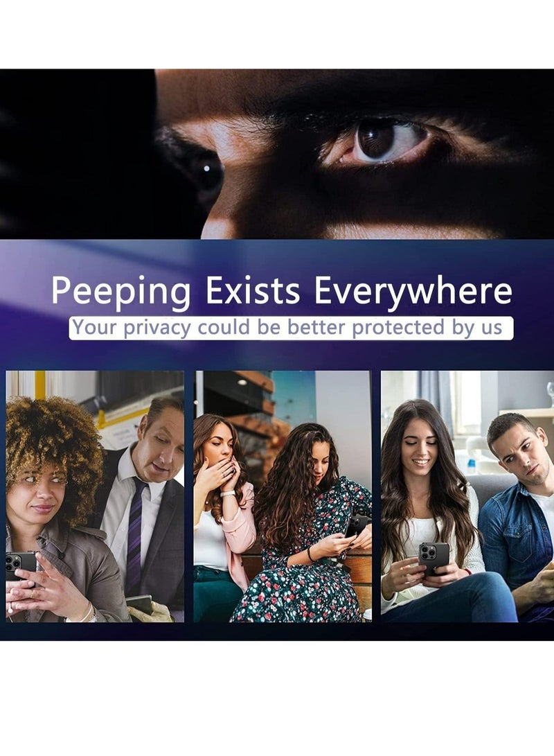 Raxoom Samsung Galaxy A23 Front Screen Privacy Screen Protector Anti-Spy Tempered Glass Film 9H Hardness Scratch Resistant Bubble Free Glass Screen Protector - Image 3