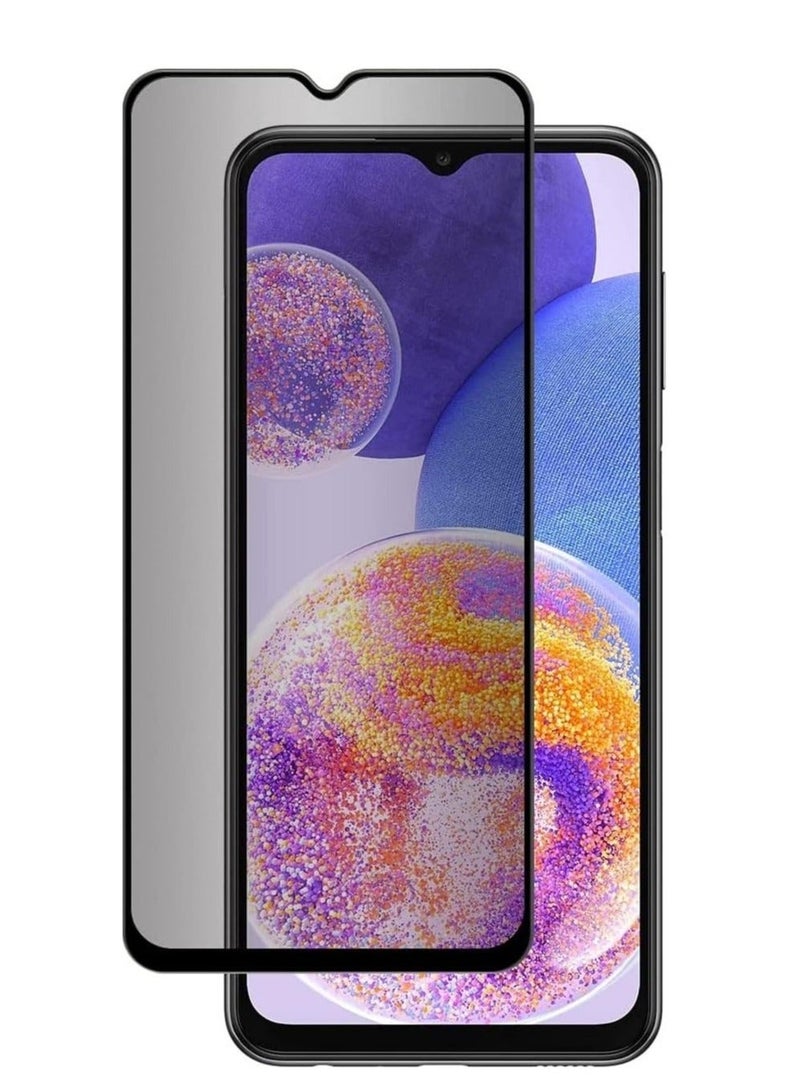 Raxoom Samsung Galaxy A23 Front Screen Privacy Screen Protector Anti-Spy Tempered Glass Film 9H Hardness Scratch Resistant Bubble Free Glass Screen Protector - Image 1