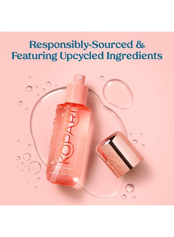 Kopari Kopari Hair & Body Mist Malibu Peach, Long-Lasting Playful Vibrant Tropical Scent, Warm Floral Fragrance, Blend of Peach with a Jasmine, 4 oz - Image 2