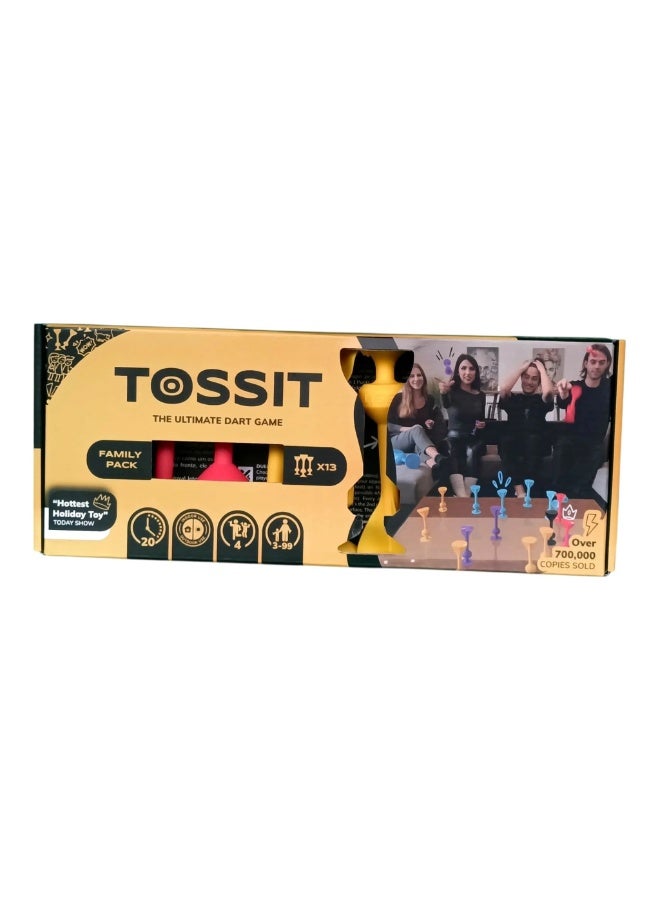 توسيت TOSSIT Game: Family Set Perfect Silicone Suction Cup Dart Game For Family And Parties, Sticky Dart Shooting Game For Indoor And Outdoor Fun, Perfect Gift - Starter Pack - Image 2