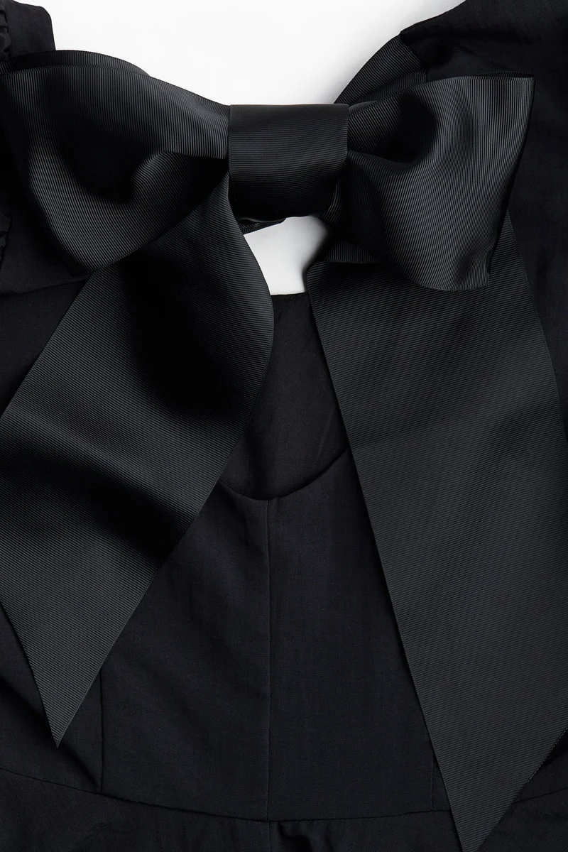 اتش اند ام فستان بأكمام بالون