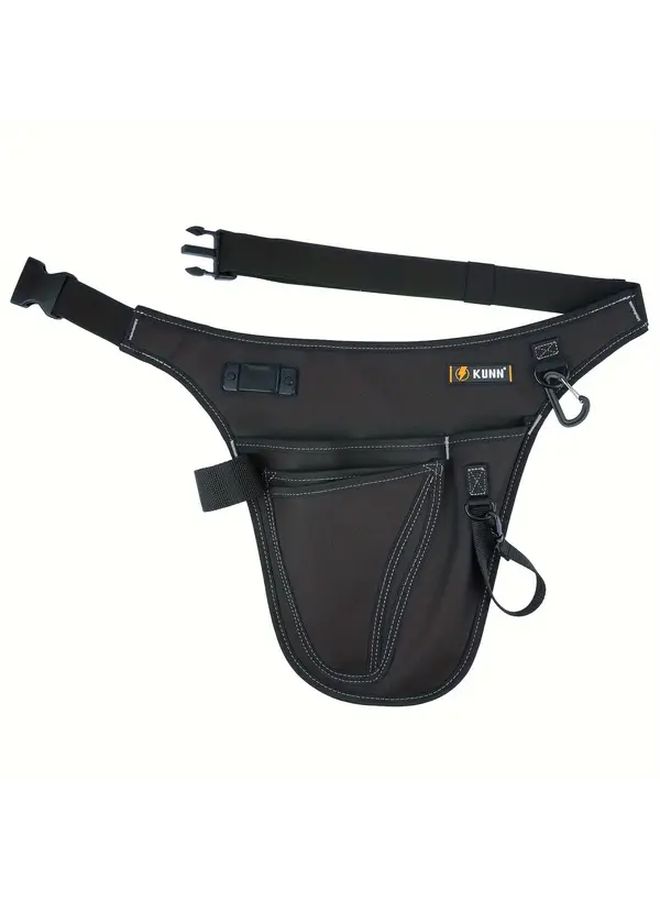 MELOTOUGH Heavy Duty Garden Tool Belt Bag Adjustable Waist Multi Pocket Organizer With Carabiner Clip Multicolor Toolbox - Image 4