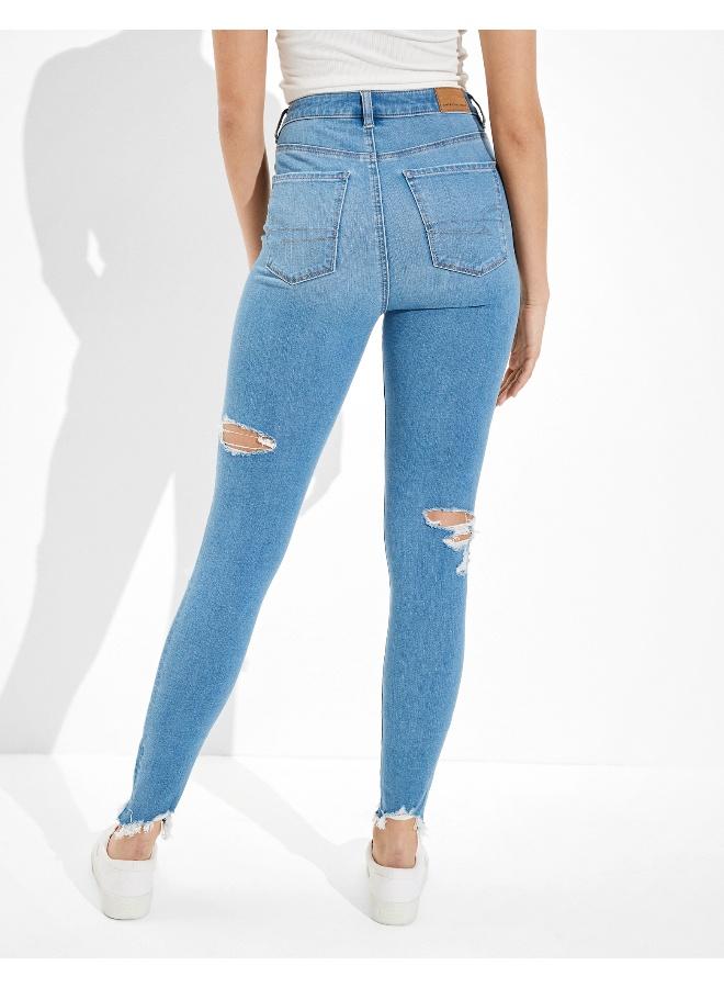 American Eagle AE Dream Ripped High V-Rise Jegging  - Image 4