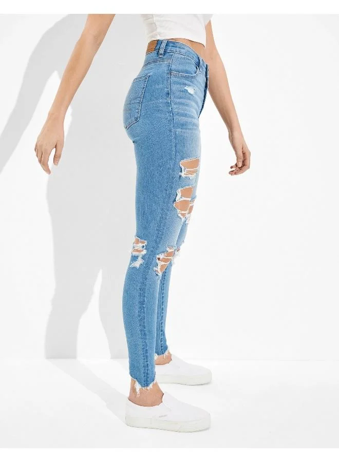 American Eagle AE Dream Ripped High V-Rise Jegging