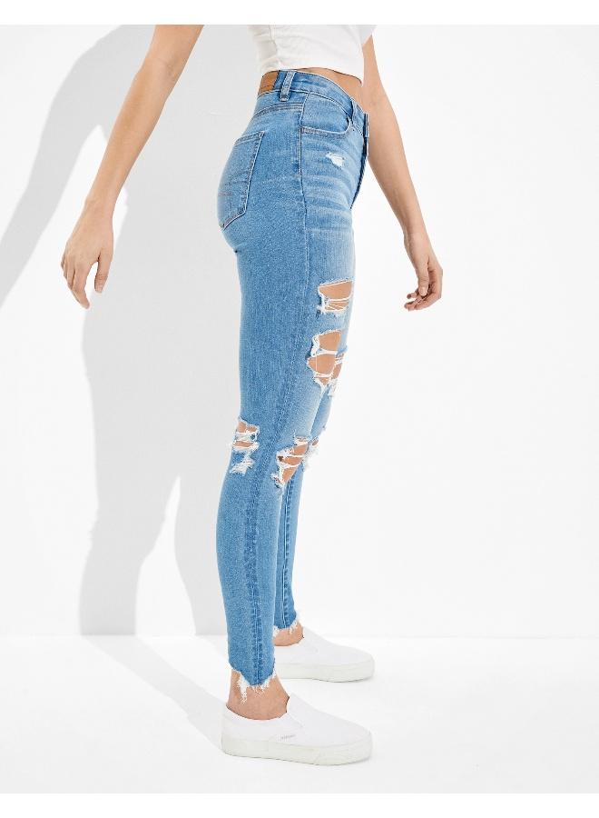 American Eagle AE Dream Ripped High V-Rise Jegging  - Image 5