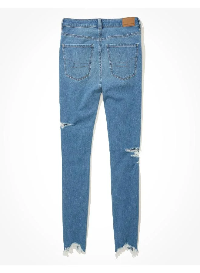 امريكان ايجل AE Dream Ripped High V-Rise Jegging