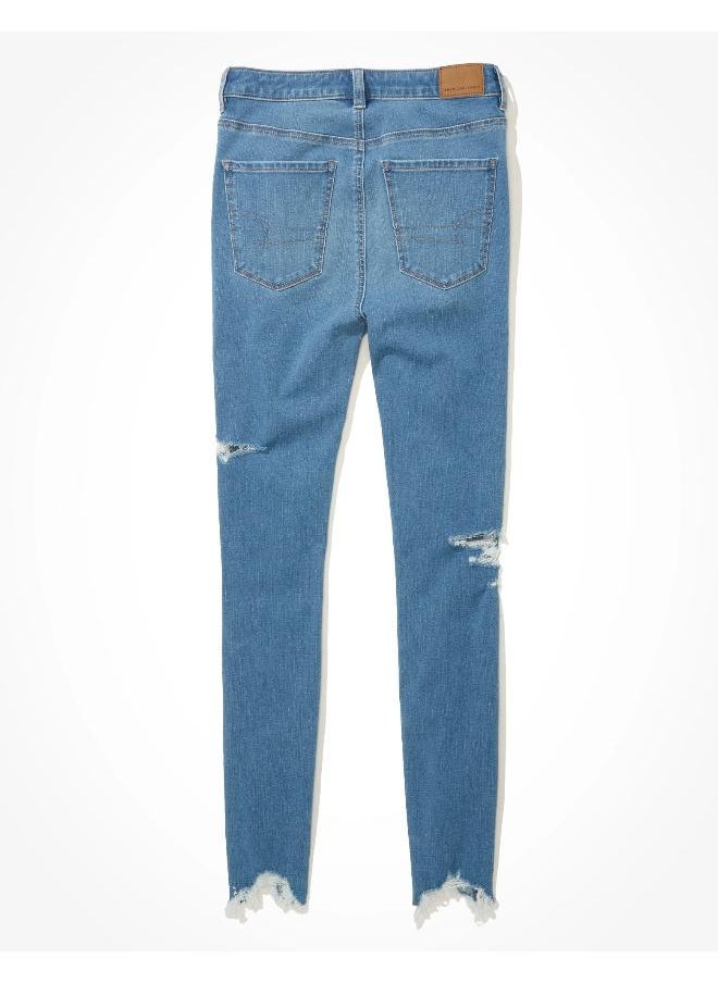 American Eagle AE Dream Ripped High V-Rise Jegging  - Image 4