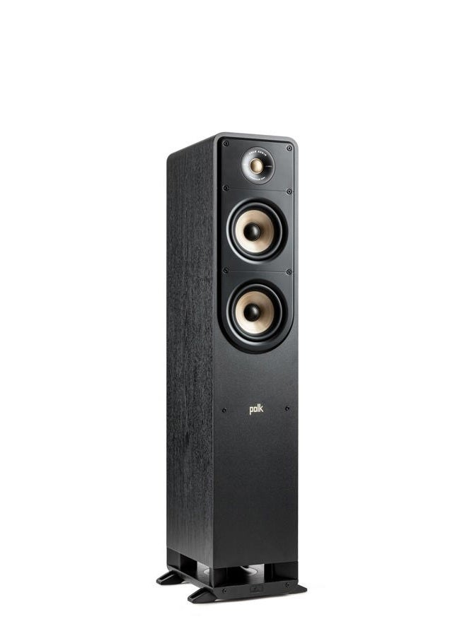 Polk Audio Signature Elite ES50 Tower Speaker - Hi-Res Certified, Dolby Atmos & DTS:X Compatible, 1" Tweeter & (2) 5.25" Woofers, Power Port Technology for Effortless Bass, Stunning Black - Image 1