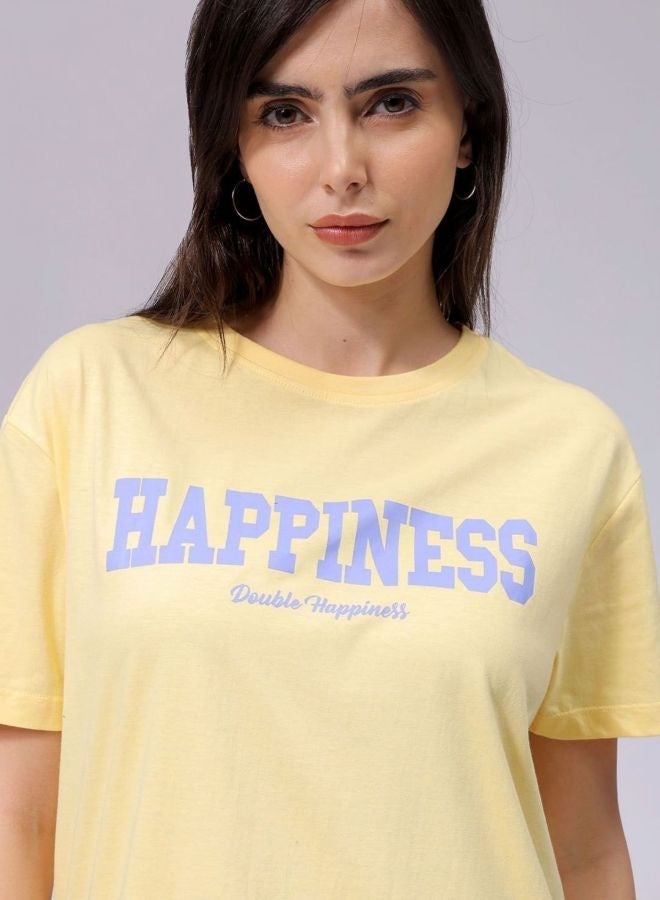 Freehand Women Relaxed Fit Solid Crew Neck Short Sleeve T-Shirt - Image 2