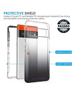 KASTWAVE Compatible with Pixel 6 Pro Case, Google Pixel 6 Pro Case, Tough Rugged Shockproof Protective Cover for Google Pixel 6 Pro - Black  - Image 3