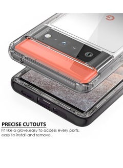KASTWAVE Compatible with Pixel 6 Pro Case, Google Pixel 6 Pro Case, Tough Rugged Shockproof Protective Cover for Google Pixel 6 Pro - Black  - Image 5