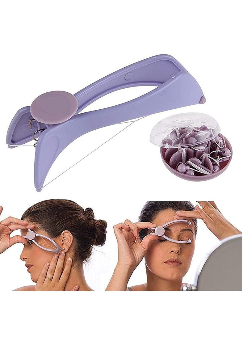 Sildne أداة إزالة شعر الوجه الصغيرة بخيط زنبركي لإزالة شعر الوجه والخدود والحواجب وأداة مكياج DIY - Image 1