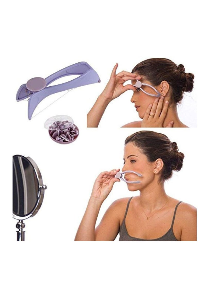 Sildne أداة إزالة شعر الوجه الصغيرة بخيط زنبركي لإزالة شعر الوجه والخدود والحواجب وأداة مكياج DIY - Image 3