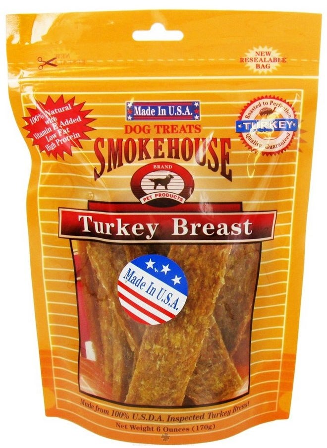 Smokehouse 100-Percent Natural Turkey Breast Dog Treats, 6-Ounce - pzsku/Z86AC7BE6D762BF0F33C3Z/45/_/1737031549/53cdf345-f085-4765-8f0e-777aa9fd93e8