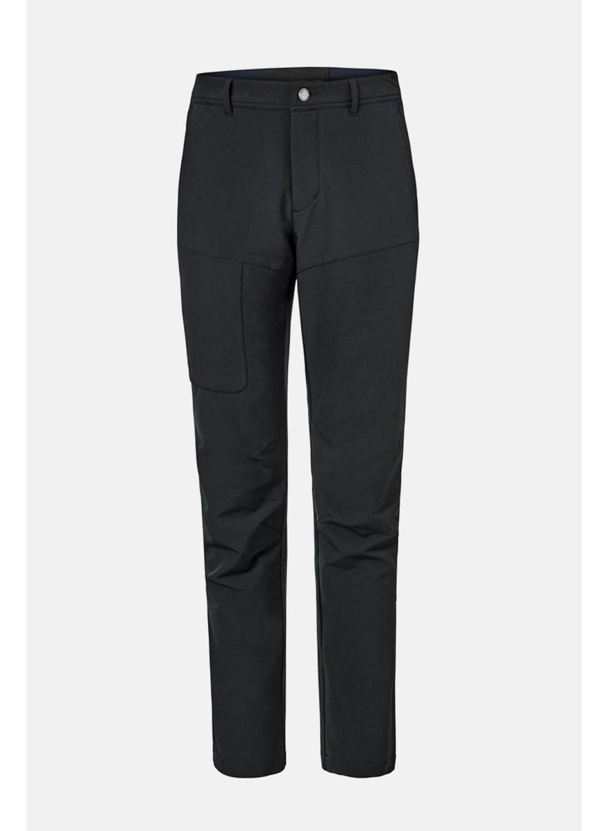 Tchibo Men Regular Fit Plain Thermal Pants, Black  - Image 3