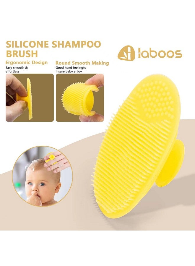 laboos Baby Hair Brush and Comb Set for Newborns & Toddlers - Wooden Handle and Natural Soft Goat Bristles,Gentle Cradle Cap Care,Baby Massage and Scalp Brush,Ideal Baby Registry Gift,Beech with Cute Bear - Image 5