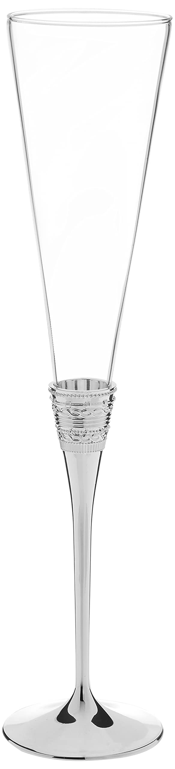 Wedgwood Vera Wang Wedgwood Love Toasting Flute Pair, 2 Count (Pack of 1), Clear  - Image 2