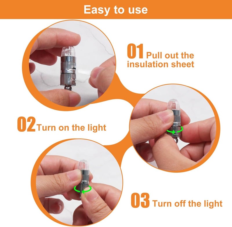 SumDirect Pack of 100 LED Mini Non-Blinking Lights for Paper Lanterns Balloons Floral Wedding Halloween Christmas Party Decoration Centerpieces (100, White) - Image 4