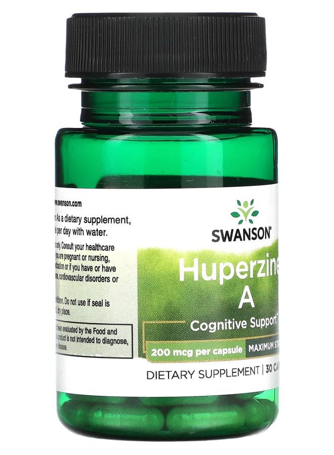SWANSON Huperine A Maximum Strength 200 mcg 30 Capsules - Image 2