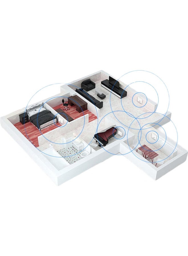 H3C Ap Panel Whole-House Wifi 6, 3000M Dual-Band Gigabit, Commercial Use For Villas And Hotels, Whole-House Routing, Wireless Access Point, Poe Power Mini Ax60 - Image 3