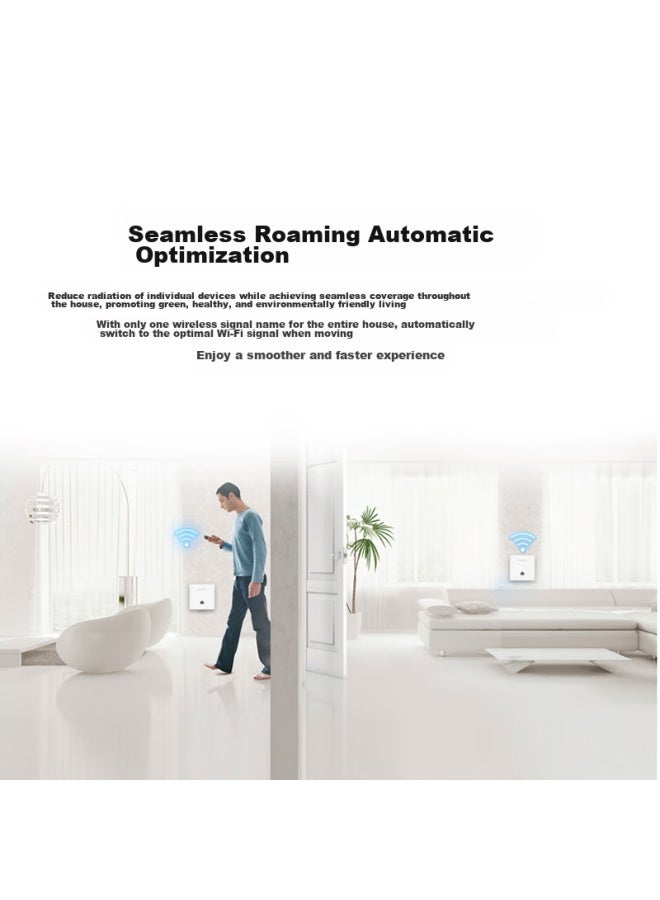 H3c Ap Panel Whole-house Wifi 6, 3000m Dual-band Gigabit, Commercial Use For Villas And Hotels, Whole-house Routing, Wireless Access Point, Poe Power Mini Ax60 - Image 3