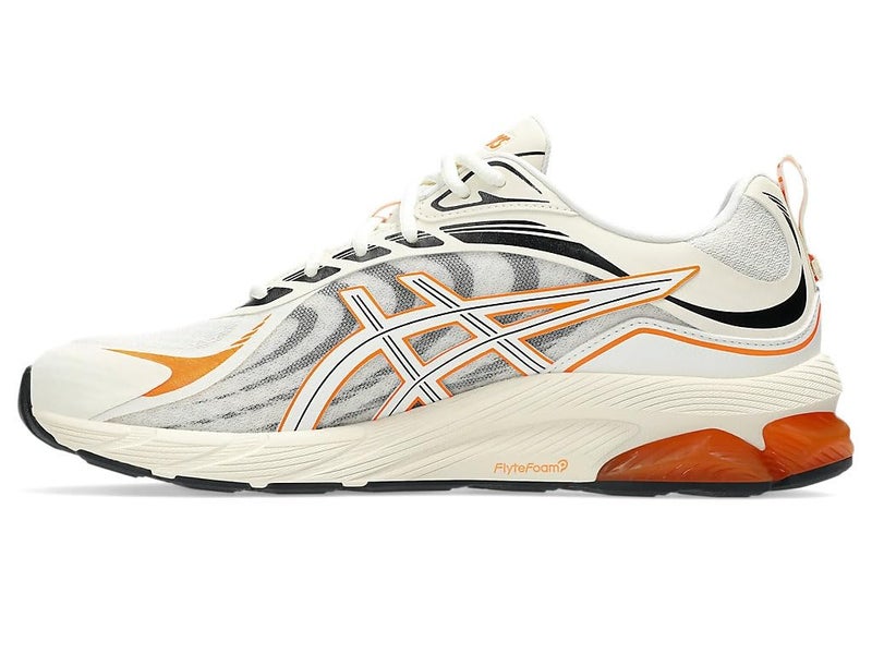 ASICS Unisex Gel-Quantum 180 VIII Cream/Shocking Orange Sneakers - 7 UK (1203A594.101) - Image 2