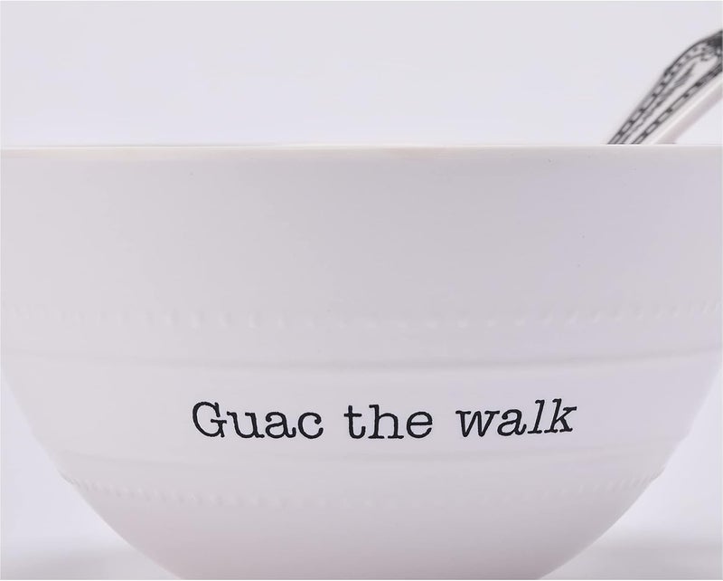 Mud Pie Melamine Bowl Set 3 x 45 dia Guacamole - Image 5