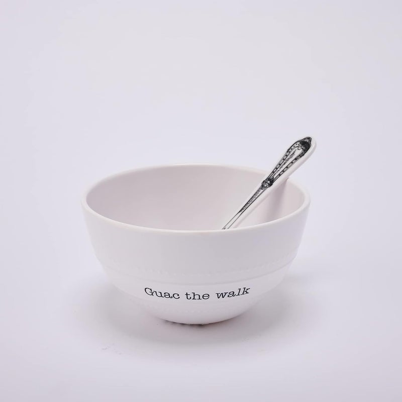 Mud Pie Melamine Bowl Set 3 x 45 dia Guacamole - Image 4