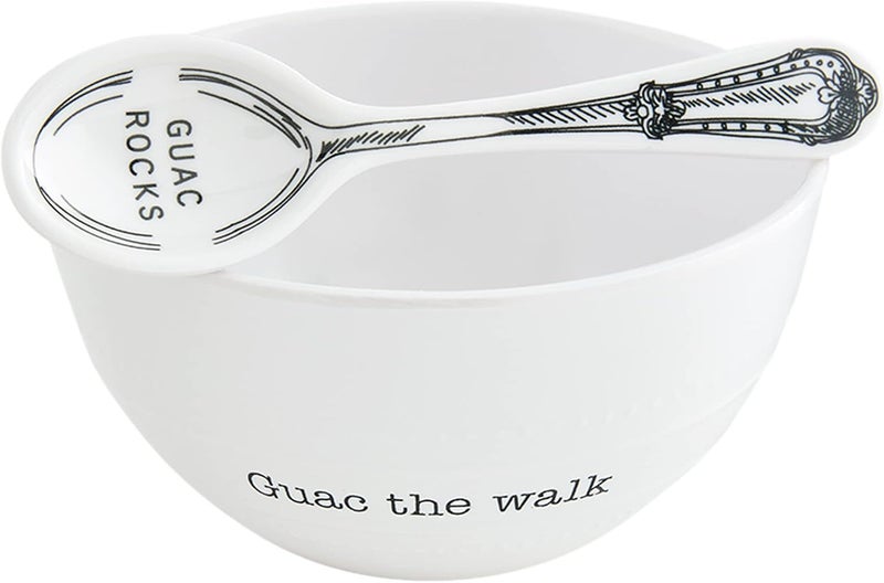 Mud Pie Melamine Bowl Set 3 x 45 dia Guacamole - Image 1