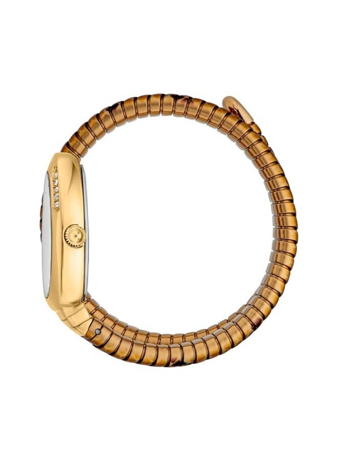 جاست كافالي Just Cavalli Women's Signature Snake Quartz Watch JC1L251M0025 – Stainless Steel Bracelet - Image 3