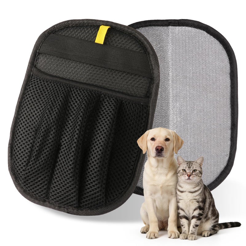 Wolnivi Pet Hair Removal Glove for Cats & Dogs, Five-Finger Electrostatic Pet Hair Remover Glove Reusable Brush Pet Hair Tool for Carpet, Car Seat, Couch and Laundry - Image 1