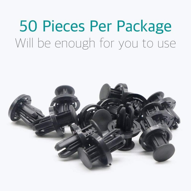 Lantee 50 Pcs Bumper and Wheel Well Liner Push-Type Retainer Clips for Honda & Acura 91505-TM8-003 - Image 5