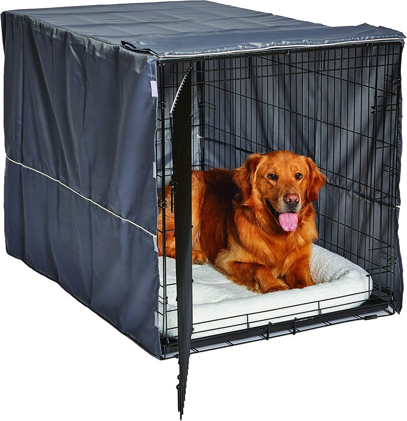 New World MidWest Dog Crate Cover, Privacy Dog Crate Cover Fits MidWest Dog Crates, Machine Wash & Dry - Image 1