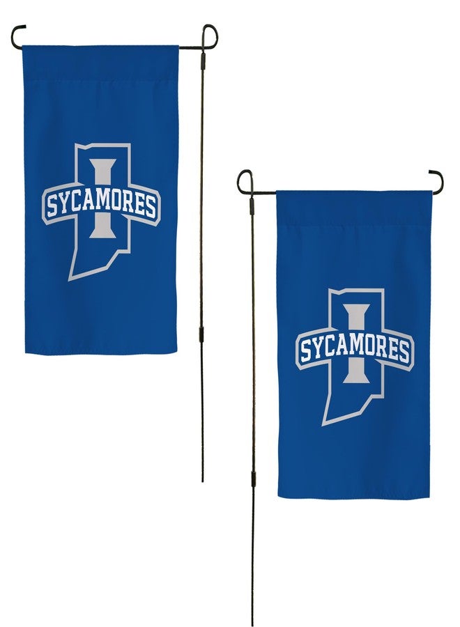 Desert Cactus Indiana State University ISU Garden Flag – 19 x 12 inch Indiana State Sycamores Banner, For Outdoor Display and Events (Design B) - Image 1