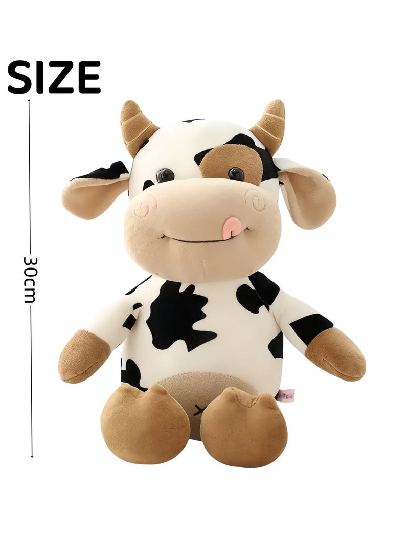 Cute cow doll, cow plush toy, children's toy, birthday gift home decoration ornaments - Image 2
