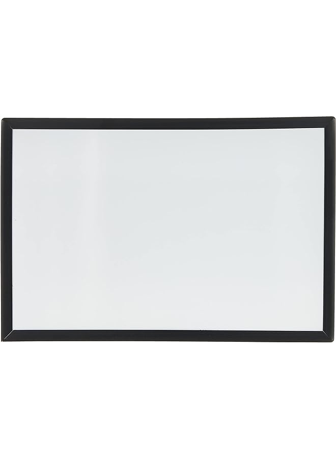 FIS FSWB2030BKFR Plastic Boards with Frame, Black/White - Image 1