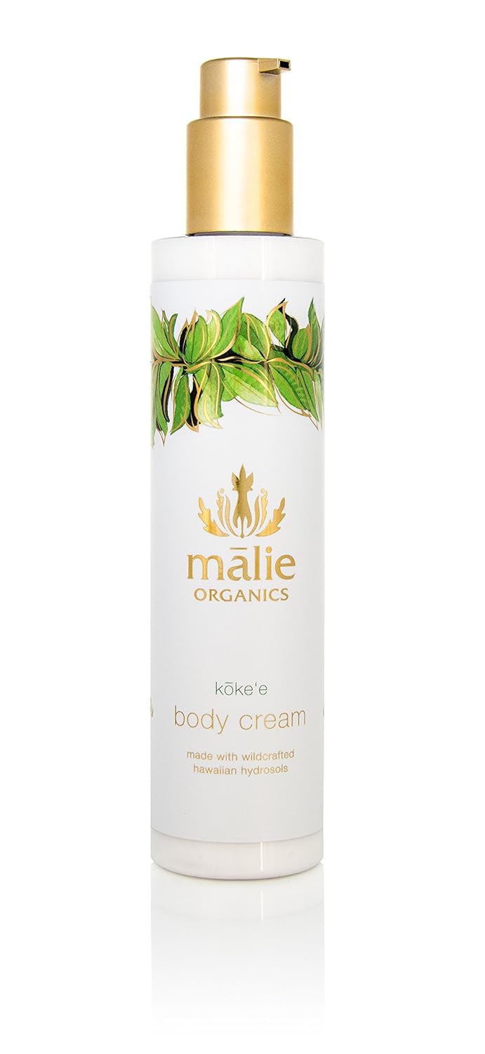 Malie Organics' Hydrating Body Cream, Soothes & Protects Skin, 7.5 Fl Oz